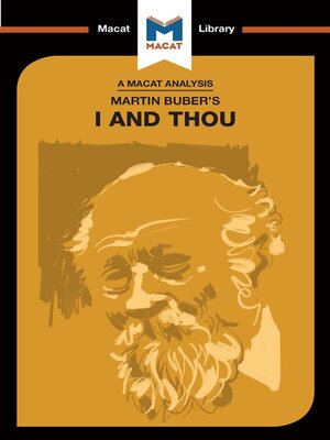 cover image of An Analysis of Martin Buber's I and Thou